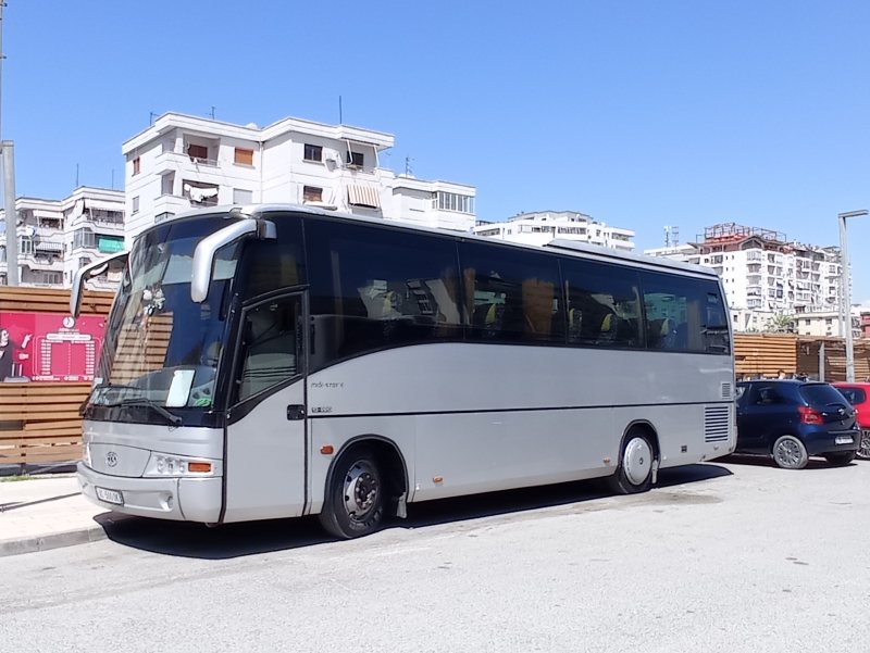 Airport Grey Bus
